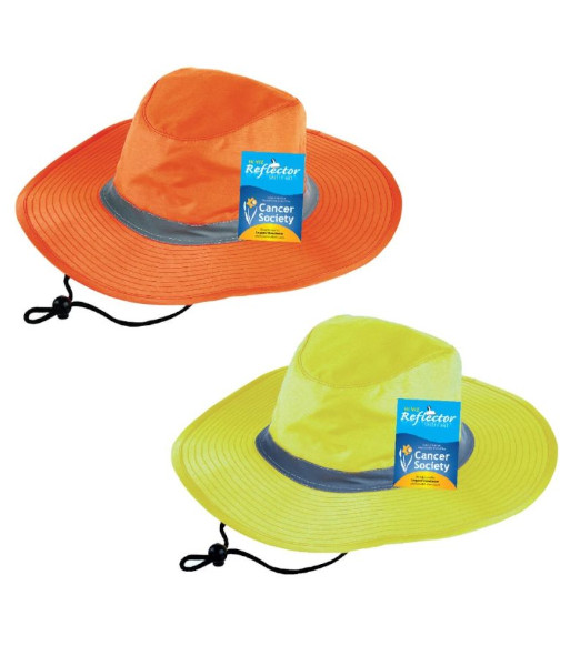3900 Legend Life Hi-Vis Reflector Safety Hat, Yellow
