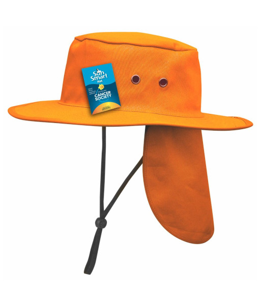4295 Legend Life Sunmaster Hat with Neck Flap, Orange