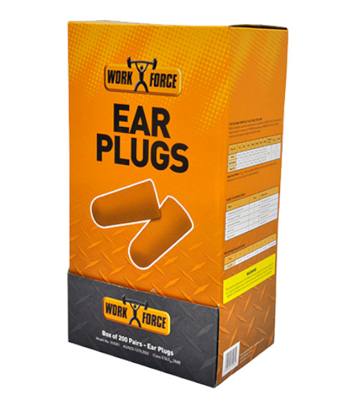 101001 Safe-T-Tec Uncorded Bullet Shaped Earplugs, Box of 200 Pairs