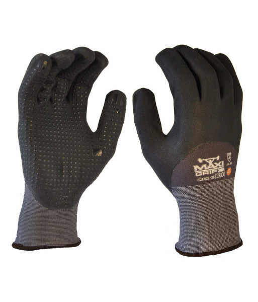 621022 Esko Maxi Grip Xtra – Fully Nitrile/PU Coated Gloves with Raised Dots, Sizes M to 2XL (sold per 12 pairs)