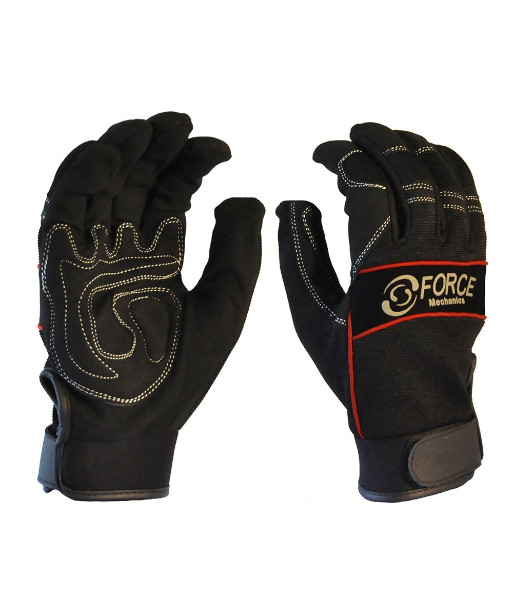 631000 Esko FORCE Full Finger Mechanics Gloves, Sizes M to 2XL (sold per 6 pairs)