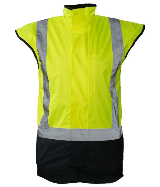 PCR4000 Esko StormPro® Day/Night Fleece Lined Vest, Yellow/Navy, Sizes XS to 8XL