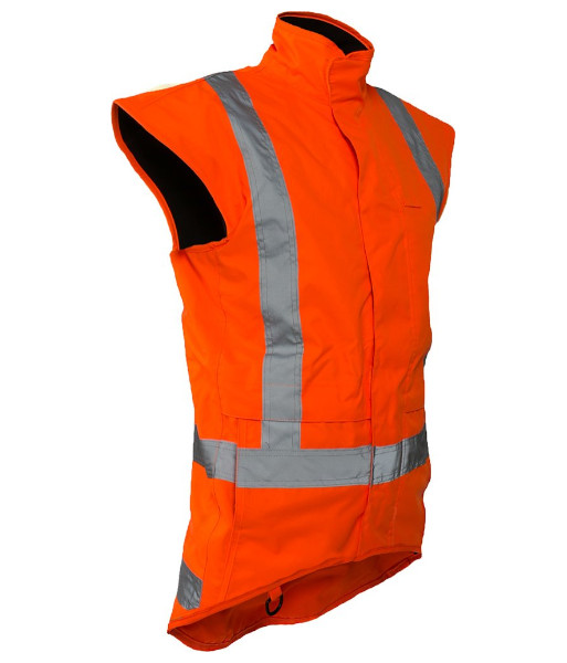 PCR4010 Esko StormPro® TTMC Day/Night Fleece Lined Vest, Orange, Sizes XS to 12XL