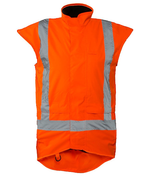 PCR4011 Esko StormPro® TTMC Day/Night X-Back Fleece Lined Vest, Orange, Sizes XS to 8XL