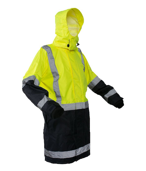PCR4020 hi vis yellow navy side front