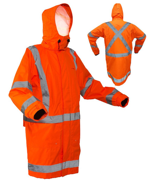 PCR4031 Esko StormPro® TTMC Day/Night X-Back Jacket, Orange, Sizes XS to 8XL