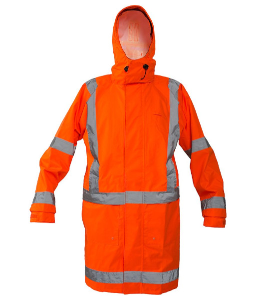 PCR4036 Esko StormPro® TTMC Day/Night Zip-Out Fleece Lined Jacket, Orange, Sizes XS to 8XL