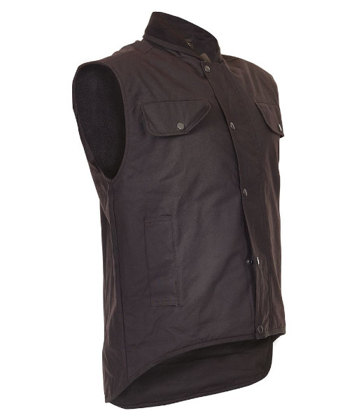 PCO1300 oilskin brown side front