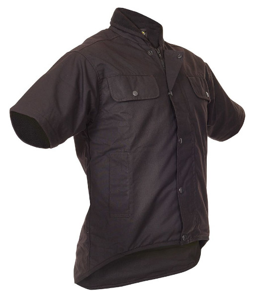 PCO1310 oilskin brown side front