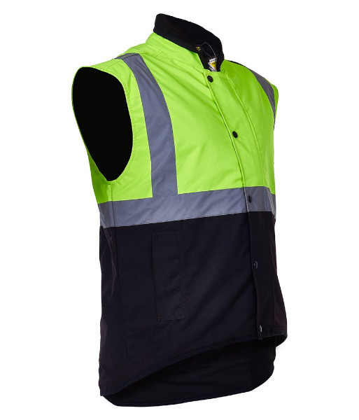PCO1340 hi vis yellow brown side front