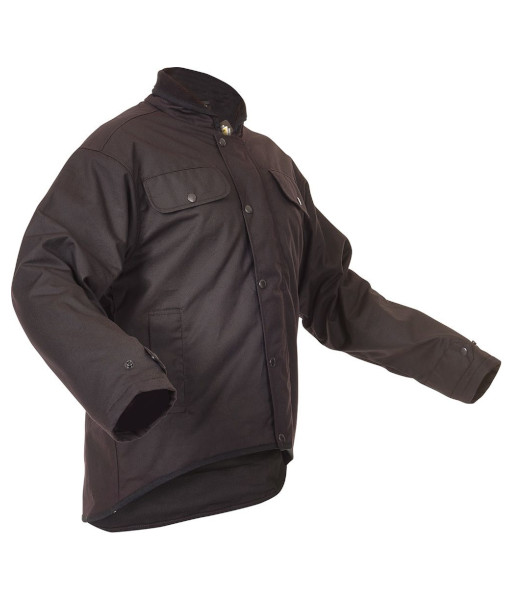 PCO1360 oilskin brown side front