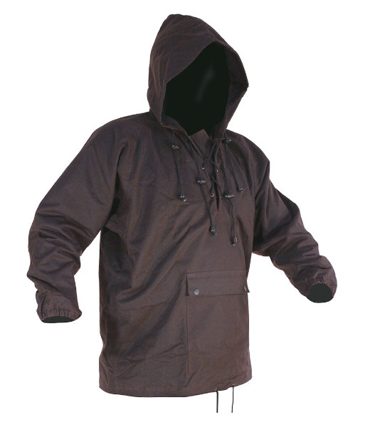 PCO1370 oilskin brown side front