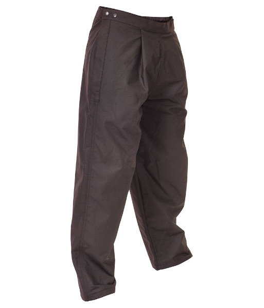PCO1390 oilskin brown side front