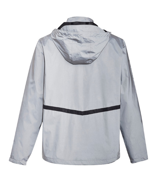 ZJ380 Syzmik Unisex Streetworx Reflective Waterproof Jacket, Silver, Sizes 2XS to 7XL