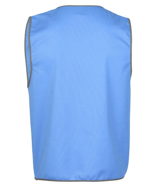 6HFV JBs Wear Coloured Tricot Vest, Light Blue, Sizes S to 5XL