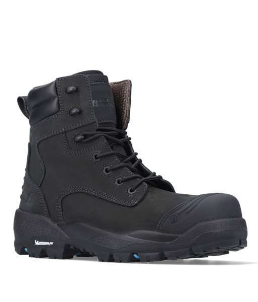 804-66029 Bata Helix Longreach CT Zip Ultra Sided Safety Boot, Black, Sizes 3 to 14