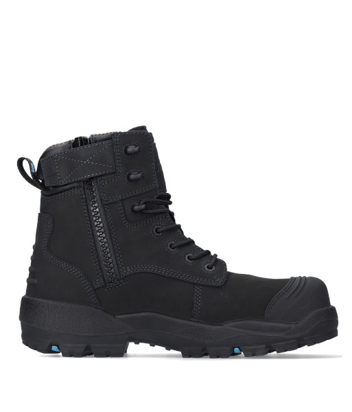 804-66029 Bata Helix Longreach CT Zip Ultra Sided Safety Boot, Black, Sizes 3 to 14