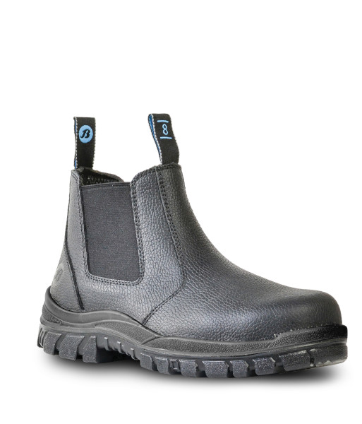 805-60514 Bata Naturals Hercules Slip On Safety Boot, Black, Sizes 2 to 13