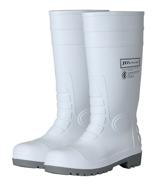 9G2 JB’s Traditional Non-Safety Gumboots, White, Sizes 3 to 14