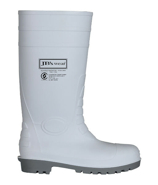 9G2 JB’s Traditional Non-Safety Gumboots, White, Sizes 3 to 14