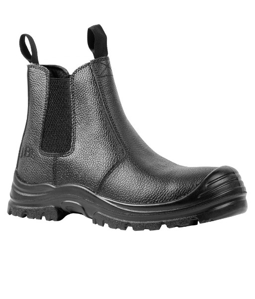 9G7 JB’s Rock Face Elastic Sided Safety Boot, Black, Sizes 4 to 14
