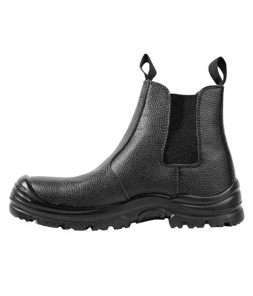 9G7 JB’s Rock Face Elastic Sided Safety Boot, Black, Sizes 4 to 14