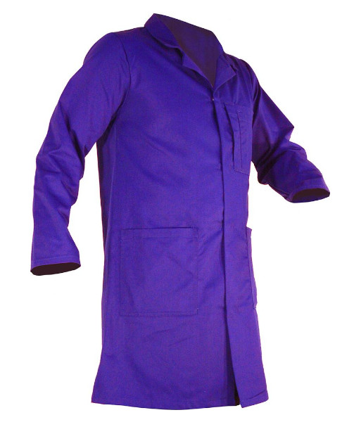 PCO3040 Caution Poly Cotton Dustcoat, Sizes 5 to 16