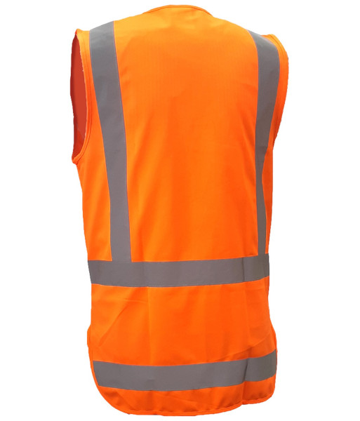 AVEST301 Esko Hi-Vis TTMC Day/Night H-Back Vest, Orange, Sizes 3XS to 14XL