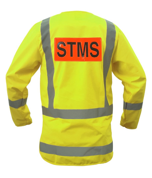 AVEST309 Esko Hi Vis STMS TTMC Day/Night H-Back Long Sleeve Vest, Yellow, Sizes 3XS to 10XL