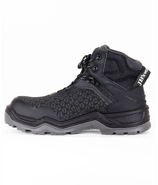 9H1 JB’s Cyclonic Waterproof Lace Up Safety Boot, Black, Sizes 4 to 13 (Half Sizes Available)