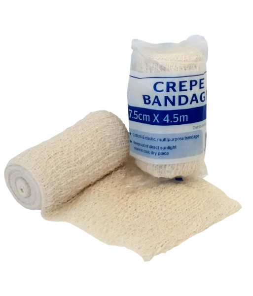 MB022 First Aid Crepe Bandage 7.5cm x 4.5m