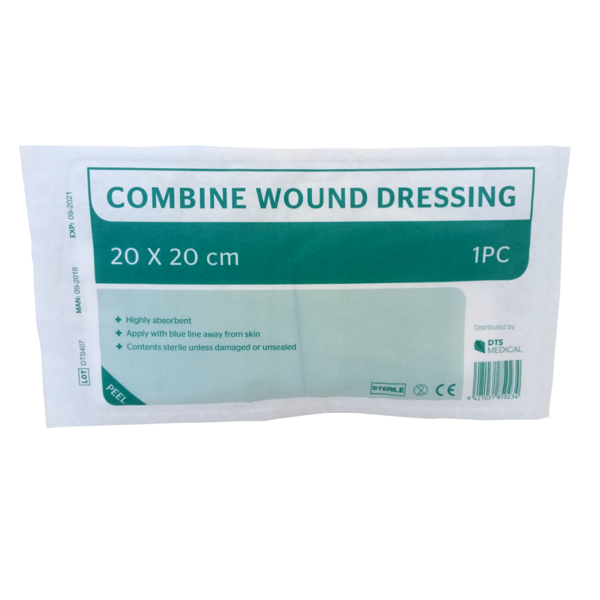 MD004 combine wound dressing 20cm x 20cm