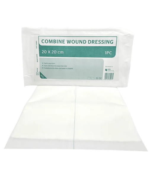 MD004 First Aid Combine Wound Dressing 20cm x 20cm