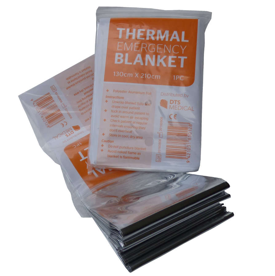 MRB01 Thermal Emergency Blanket Silver 230mm x 160mm