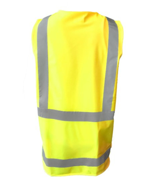 AVEST302 Esko Hi Vis Day/Night H-Back Vest, Yellow, Sizes XS to 8XL