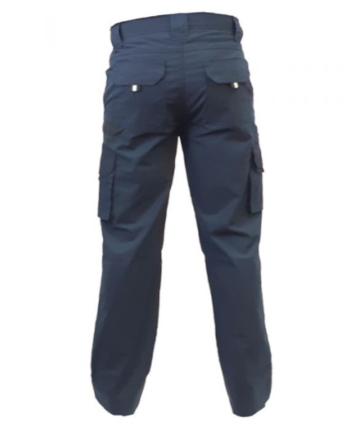 PCT1510 Caution Polycotton Ripstop Cargo Trousers, Navy, Sizes 28”/72cm to 54”/137cm