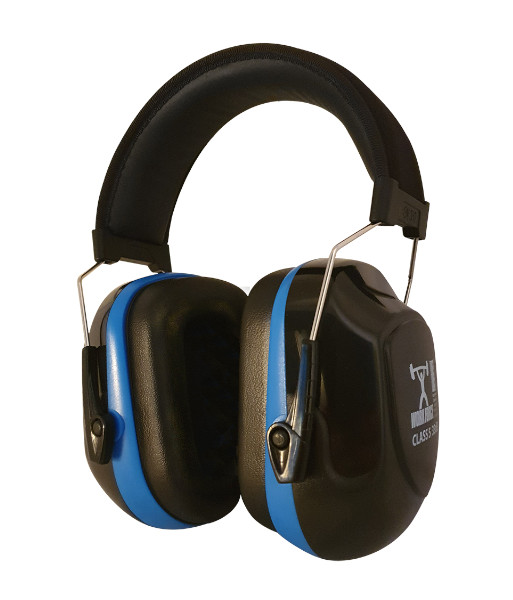 111203 Safe-T-Tec Workforce Blue/Black Premium Earmuff, Class 5