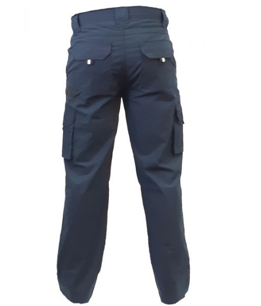 PCT1530 Caution 100% Cotton Cargo Trousers, Navy, Sizes 28”/72cm to 62”/157cm