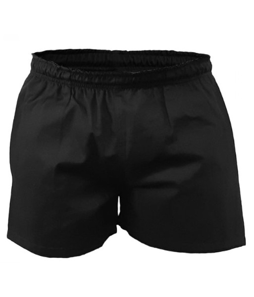 PCT1590 Caution 100% Cotton 3 Pocket Rugby Shorts, Black, Sizes S to 7XL