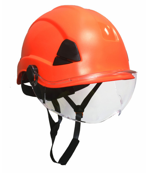 5510P-R orange side front with goggle attachment