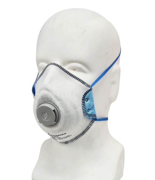 171006 Safe-T-Tec Disposable Molded P2V Dust Mask with Active Carbon Filter, Box of 10