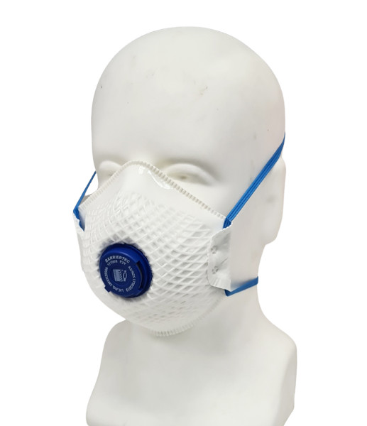 171008 Safe-T-Tec Disposable Molded Mesh P2V Dust Mask, Box of 10