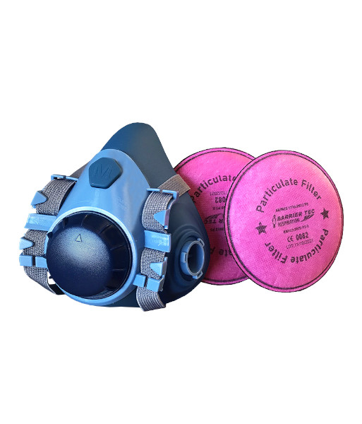 22HMWK Safe-T-Tec Half Mask P3 Welding/Asbestos Kit in Plastic Container, Sizes M, L