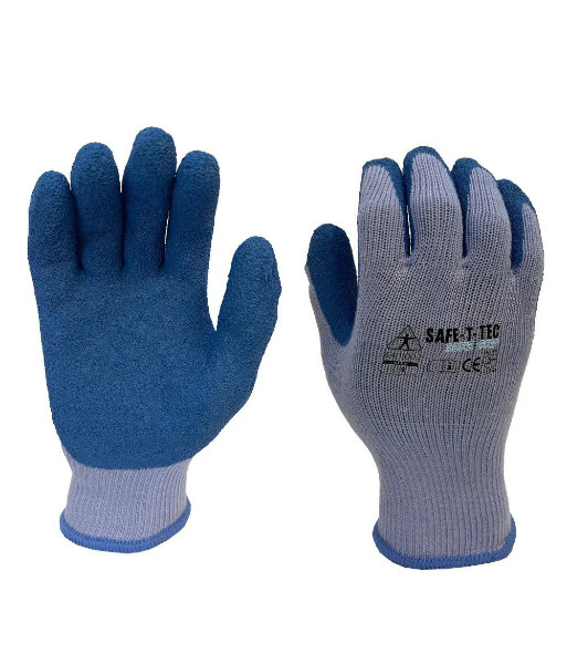 641007 Esko Latex Crinkle Grip Coated Gloves, Sizes S to 2XL (sold per 12 pairs)
