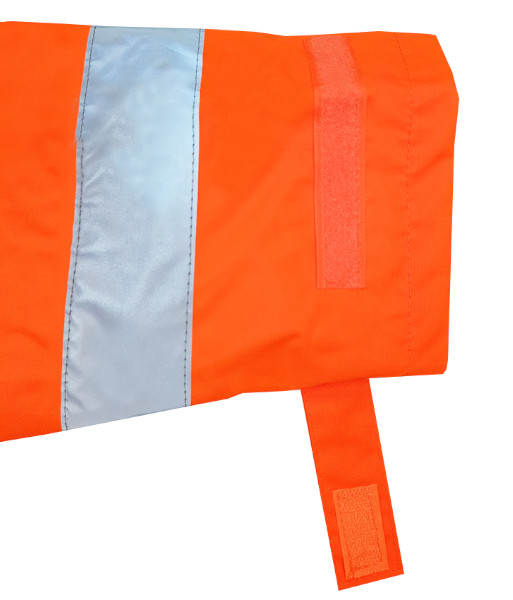 801061 Safe-T-Tec Essentials Waterproof Taffeta Lined TTMC-W22 Day/Night Jacket with Hood, Orange, Sizes S to 8XL