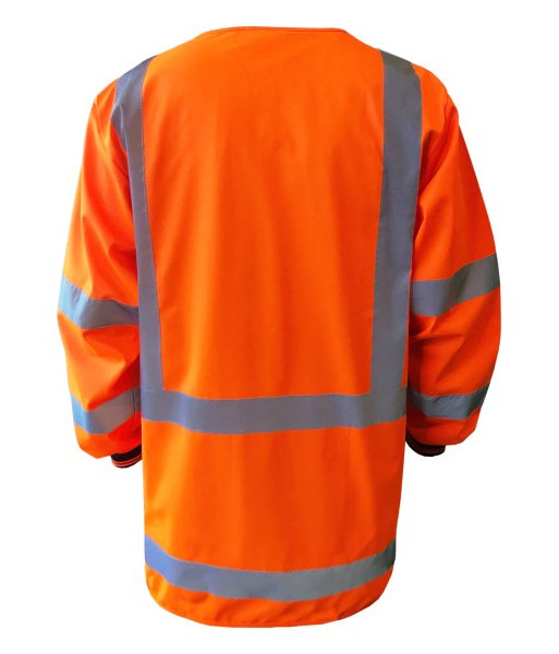 AVEST313 Esko Hi Vis TTMC Day/Night H-Back Knit Cuff Long Sleeve Vest, Orange, Sizes S to 8XL