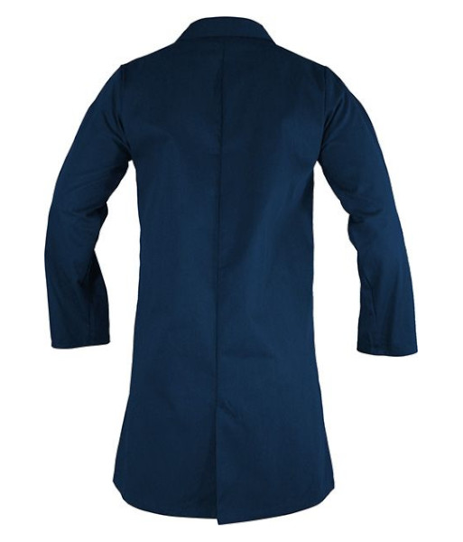 PCO3140 Caution 100% Cotton Dustcoat, Navy, Sizes 5 to 16