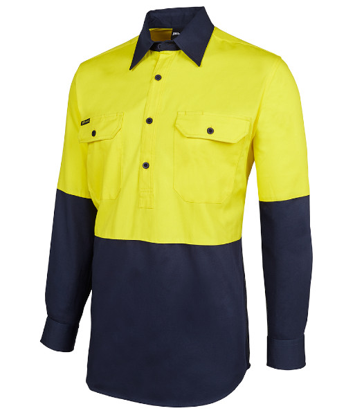 6HVCF yellow navy side front