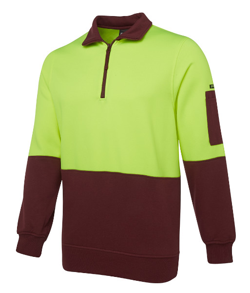 6HVFH lime maroon side front