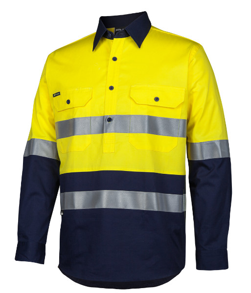 6HWCS yellow navy side front